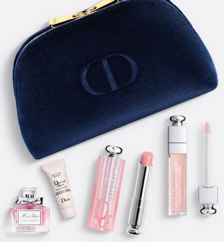 dior blue makeup pouch|Dior makeup flat pouch.